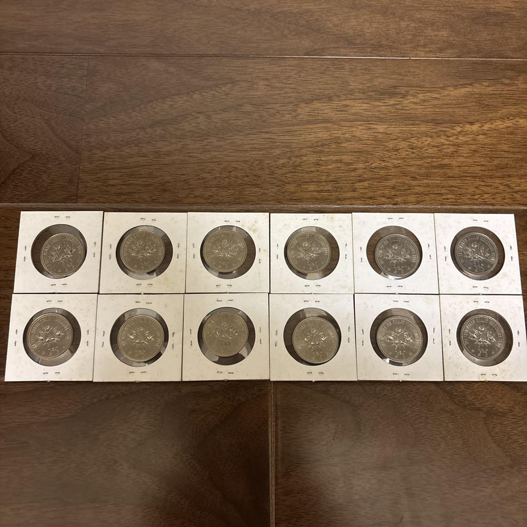 1994年　平成6年　第12回アジア競技大会 　500円　プルーフ硬貨　12枚 1994年 平成6年 第12回アジア競技大会 500円 プルーフ硬貨 12枚