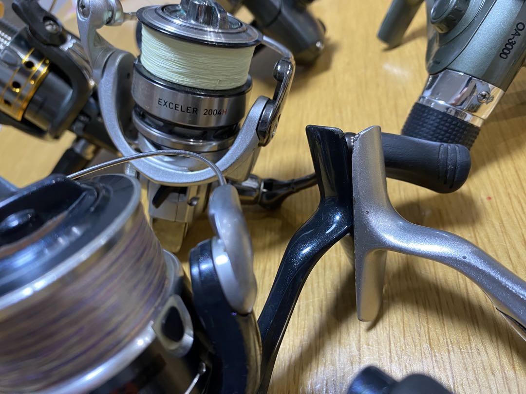 大人気新品をすべて ダイワ シマノ 筏 海 投げ 7台リールセット リール