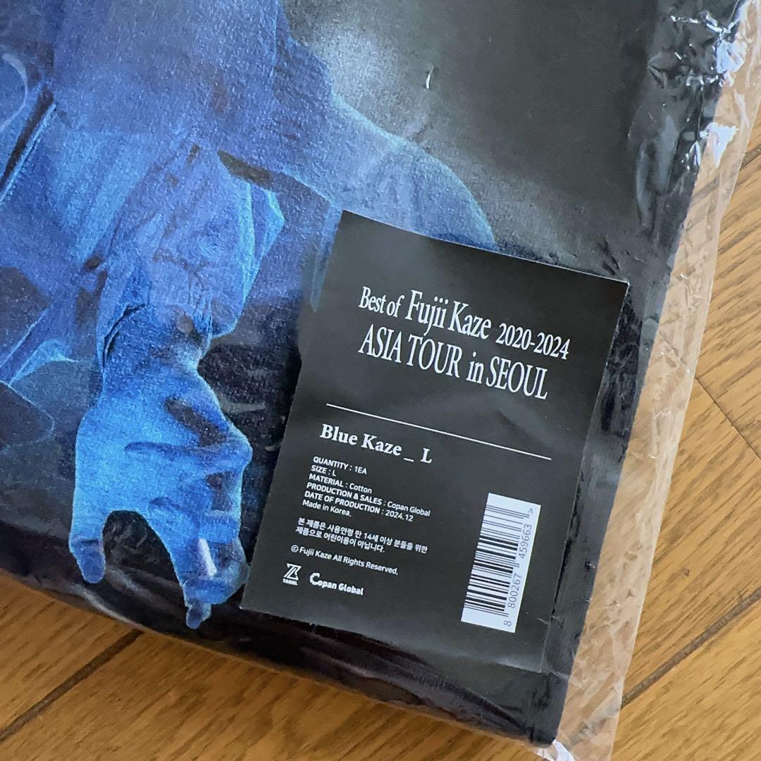 藤井風 Best of ASIA ソウル Tシャツ Blue Kaze Lサイズ 藤井風 ASIA TOUR in SEOUL Blue Kaze Tシャツ L - メルカリ