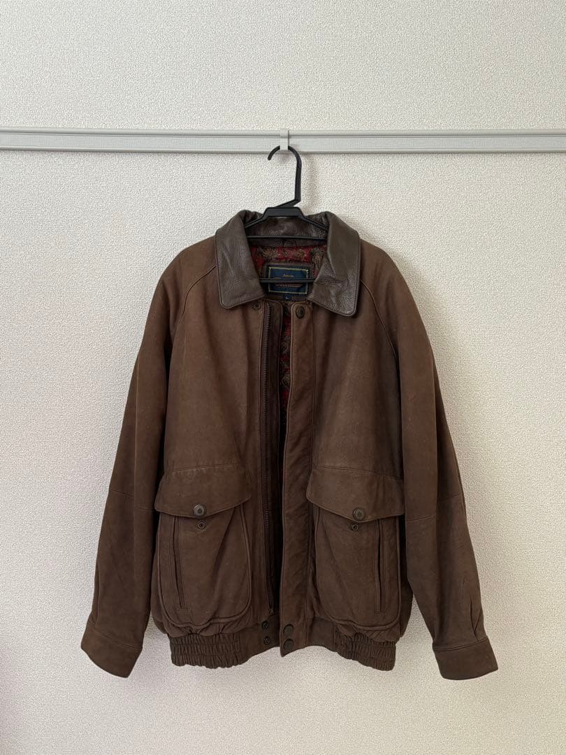 STRATHCONAR レザージャケット Lサイズ ブラウン