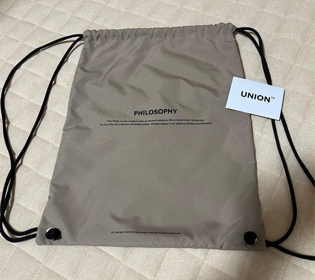格安大得価 UNION ナップサック 美品 ステッカー付き XH3ZL-m48760818849 BACK PACK トープ 2022通販