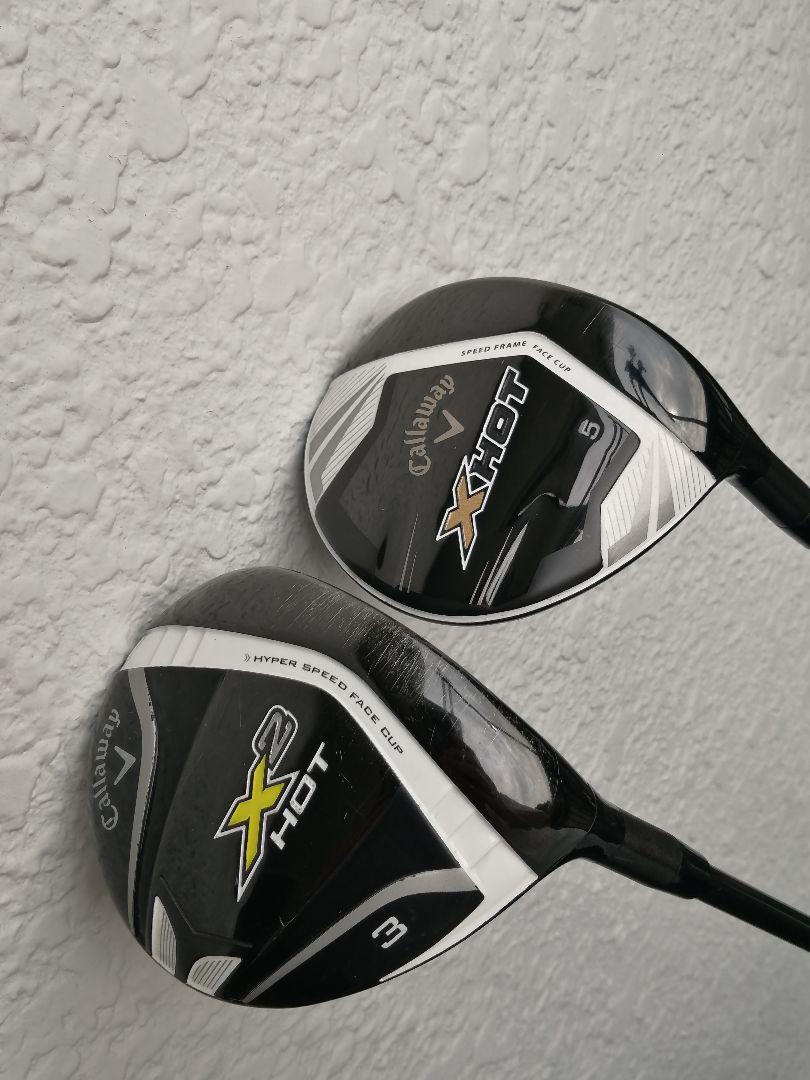 キャロウェイ XHOT 5W & X2HOT 3W ２本セット