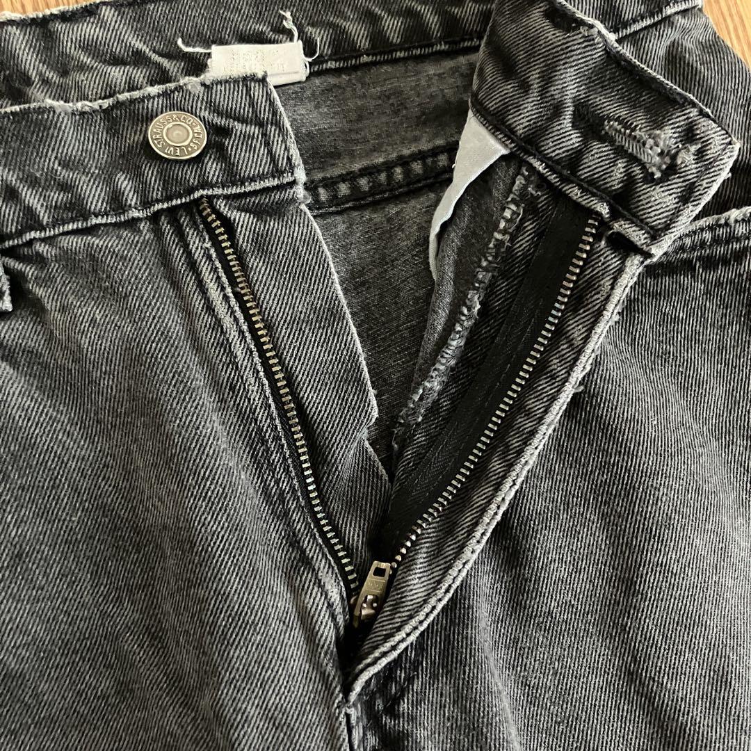 リーバイス 550 オレンジタブ ダークグレー デニムパンツ W29 L34