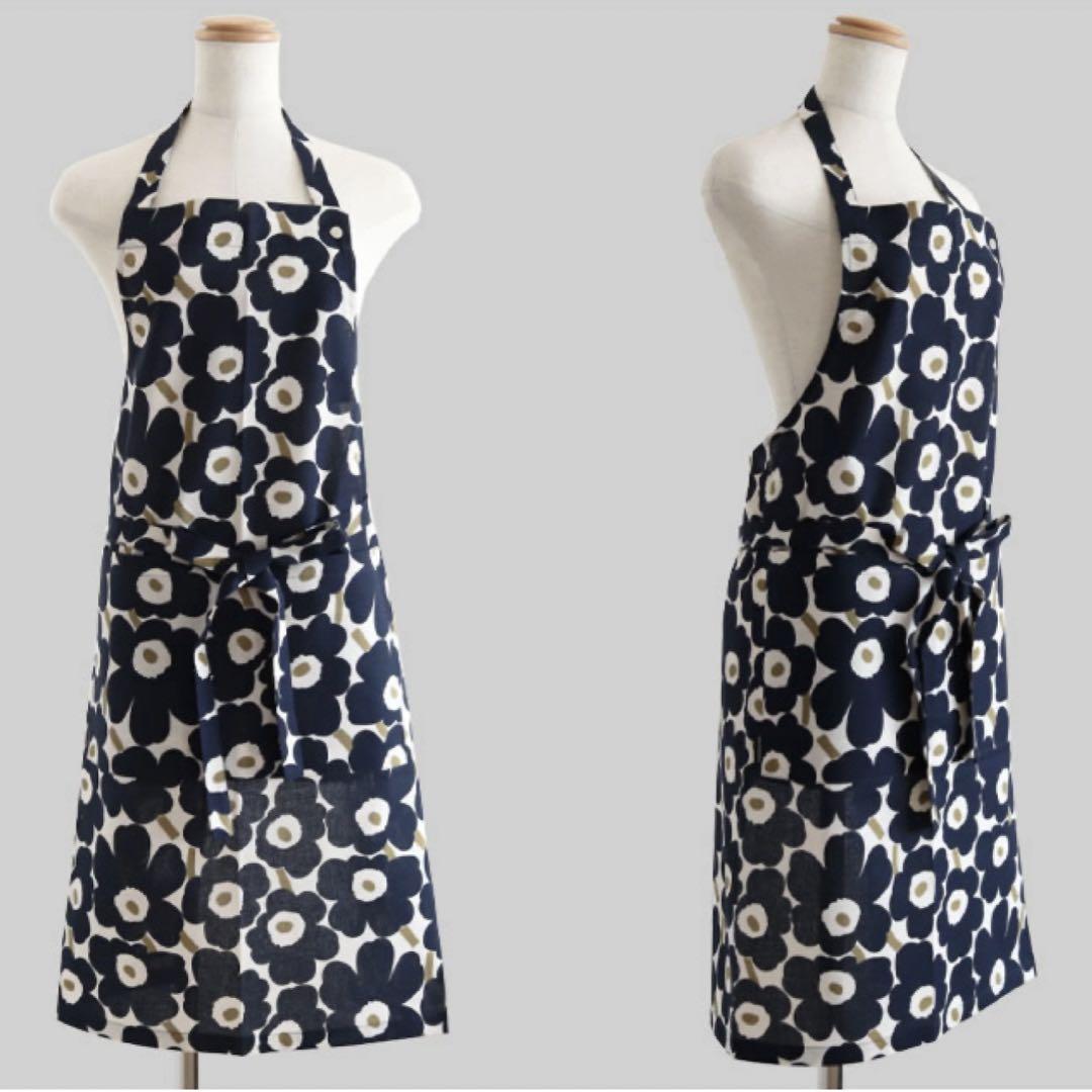国内正規品 新品 marimekko UNIKKO ウニッコ エプロン 日本限定