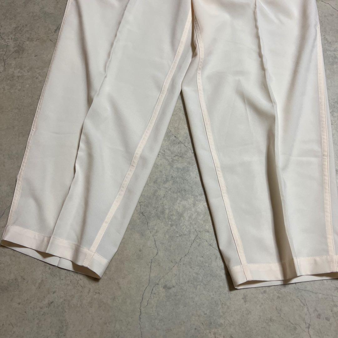 FAT Presstone Pants White センタープレスパンツ