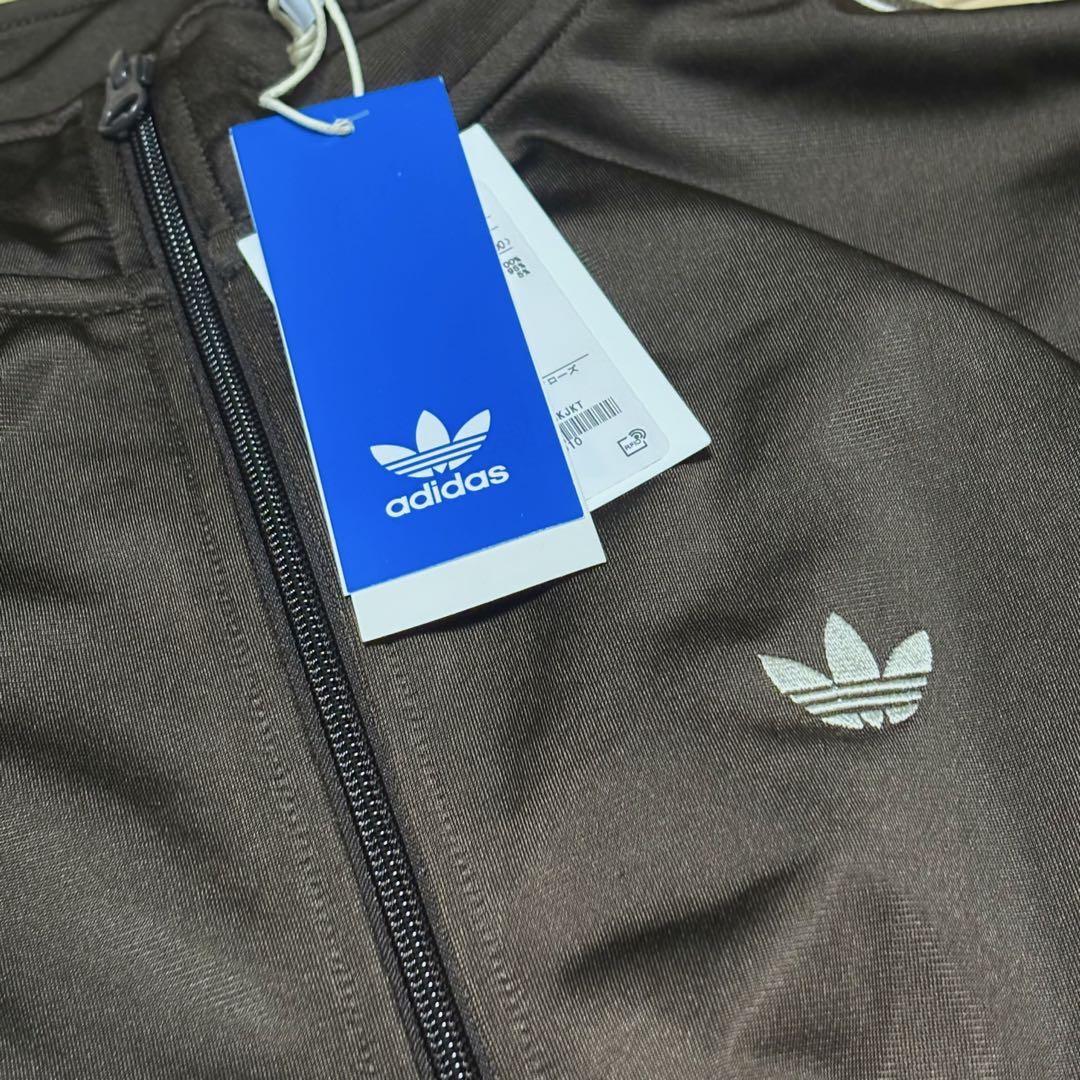 adidas Originals トラックジャケット ダークブラウン XS