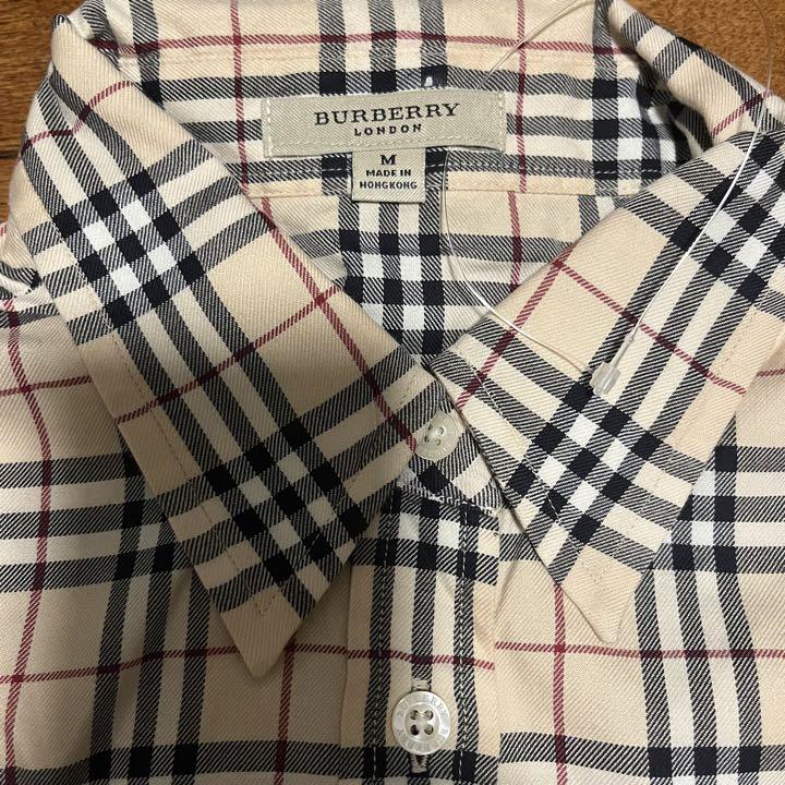 Burberry バーバリー 半袖 チェック シャツ M レディース メルカリ Burberry バーバリー 半袖 チェック シャツ M レディース メルカリ