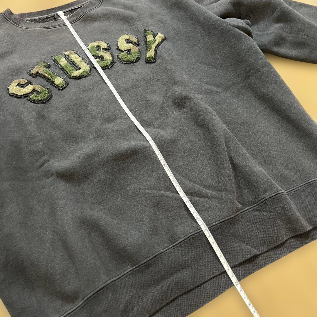 stussy スウェット 古着 ヴィンテージ 迷彩 カモフラ柄 ビックロゴ 平成 stussy スウェット 古着 ヴィンテージ 迷彩 カモフラ柄 ビックロゴ 平成