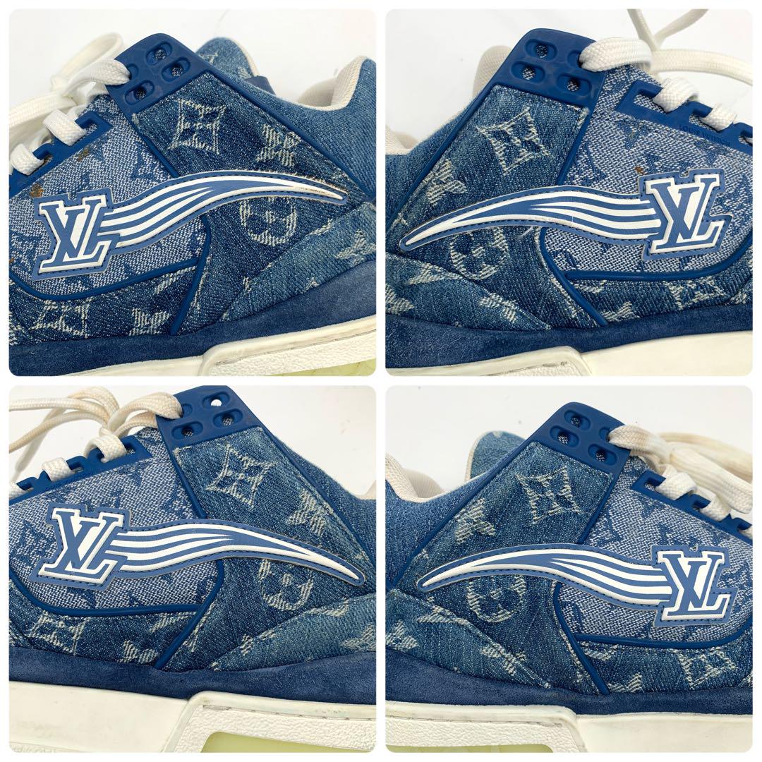 美品　ルイヴィトン　ハイカットスニーカー 　LV　トレイナーライン モノグラム