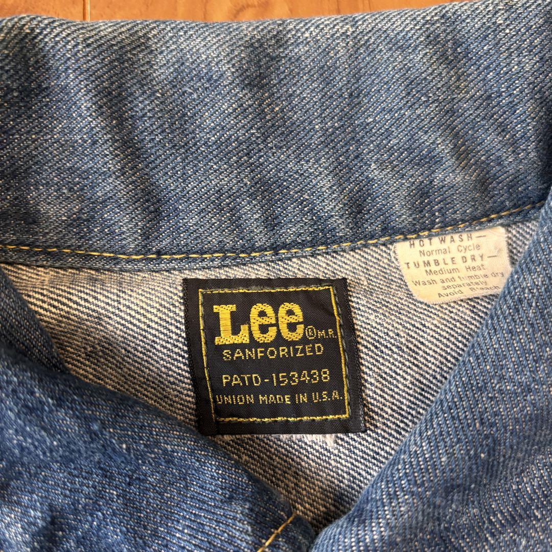 サイズ◎ 70s 80s Lee 220 デニムジャケット USA製