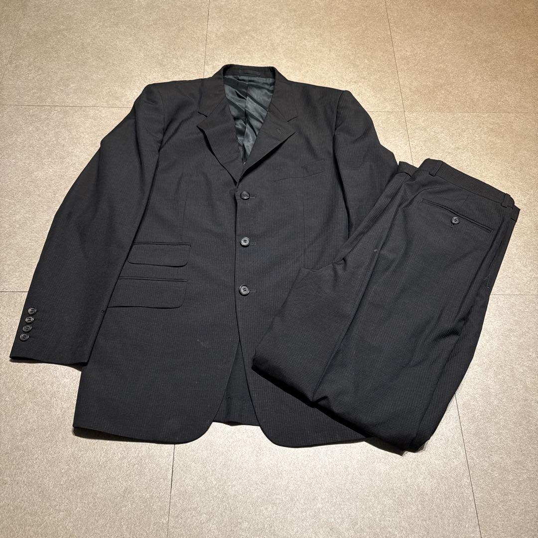 Paul smith テーラードジャケット　スーツ　上下セットアップ　黒　L 5,500円