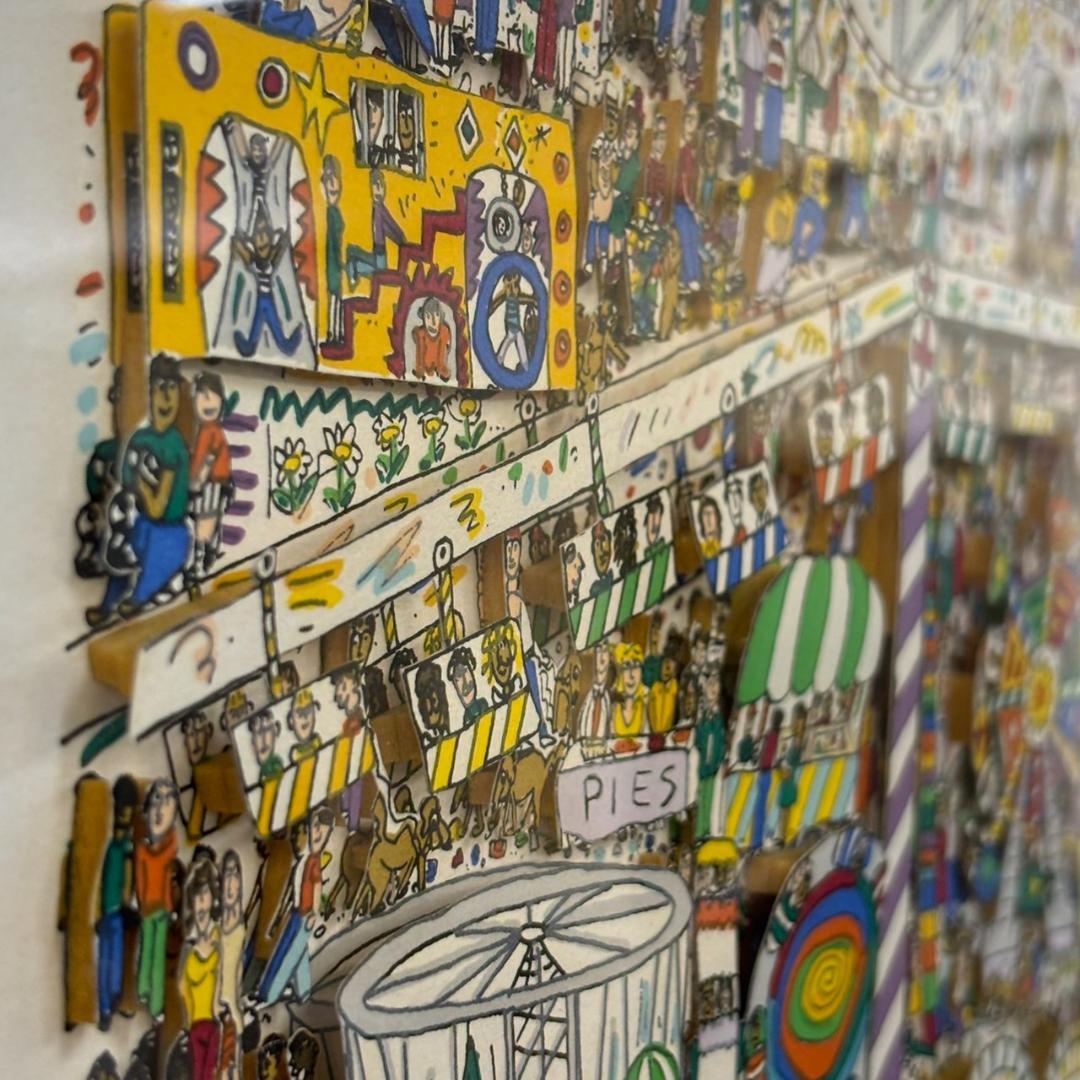 レア物】JAMES RIZZI ジェイムズ リッツィ 240/350 絵画 |