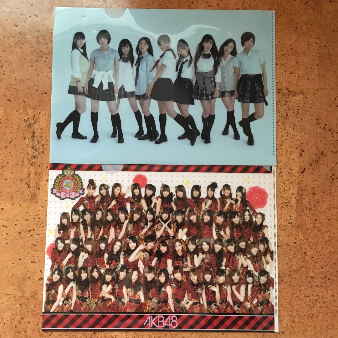 AKB48 クリアファイル 2枚セット - メルカリ