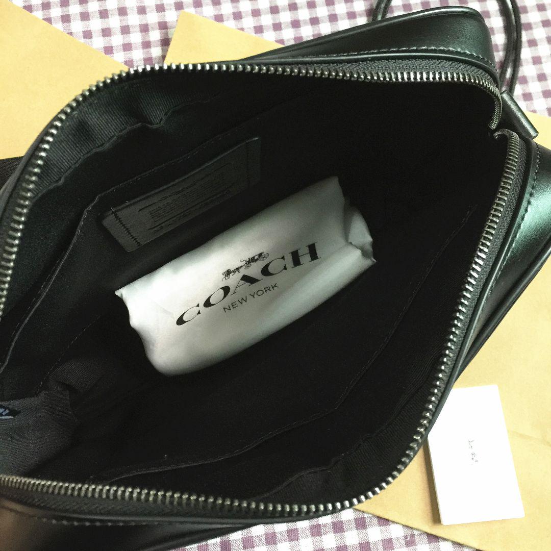 ＜COACH＞コーチバッグ ショルダーバッグ F28455 ブラックメンズバッグ