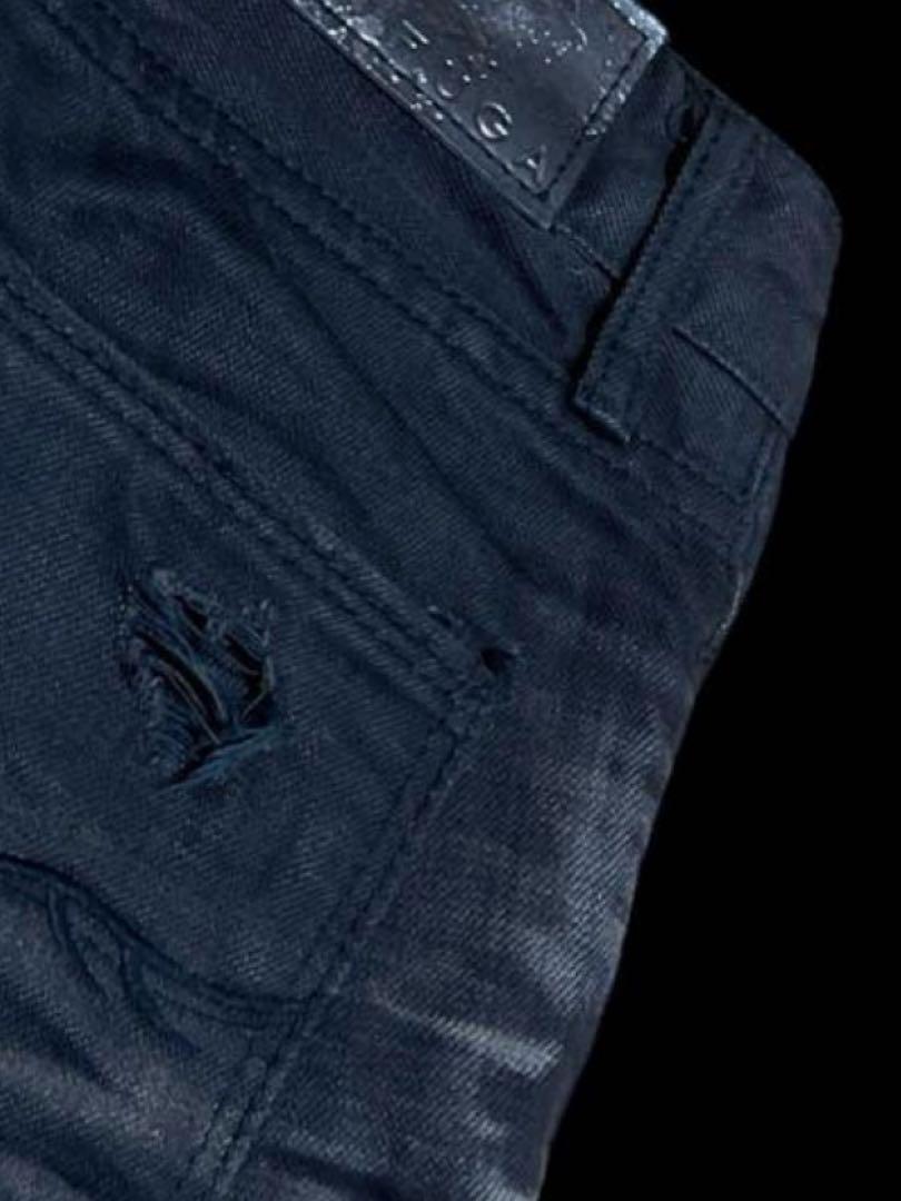 パンツ 00s archive FUGA flare black denim BK 44