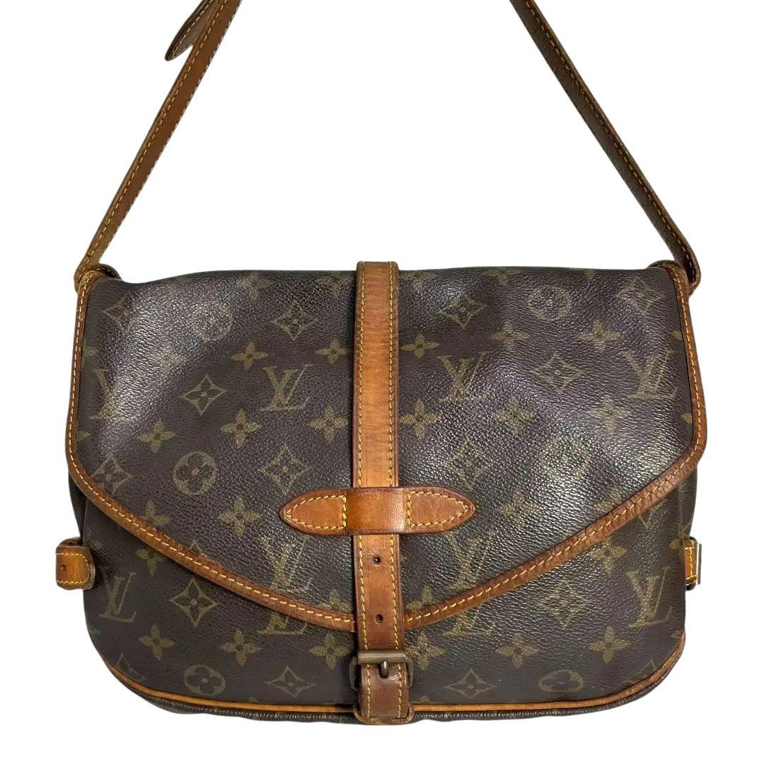 美品　廃盤　ルイヴィトン モノグラム ソミュール30 ショルダーバッグ LOUIS VUITTON ルイヴィトン ソミュール30 モノグラム
