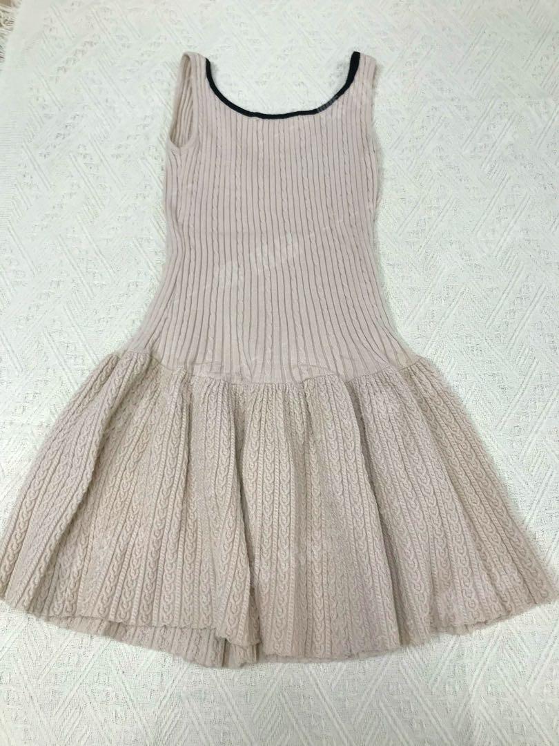 新品未使用andmary Nana cable flare mini dress - メルカリ
