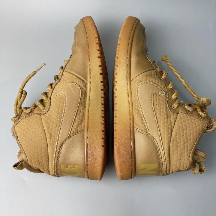 靴 NIKE COURT BOROUGH MID WINTER WHEAT 25.5