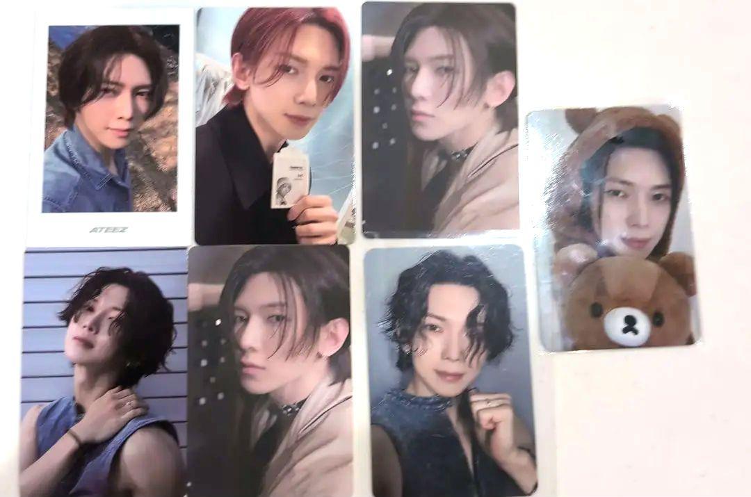 ateez ヨサン　トレカ　セット　5枚目まで写真あり ateez ヨサン トレカ セット 5枚目まで写真あり