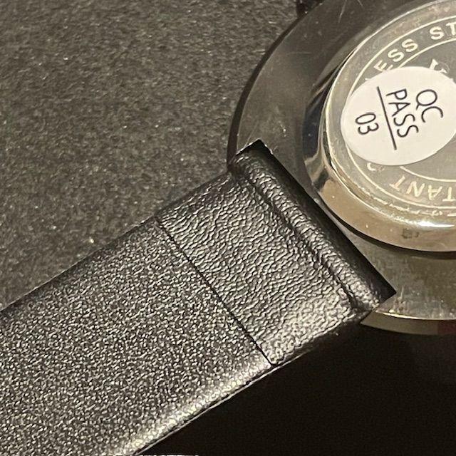 しんぷるスタイルクオーツ秒針無40mmブラック9800円