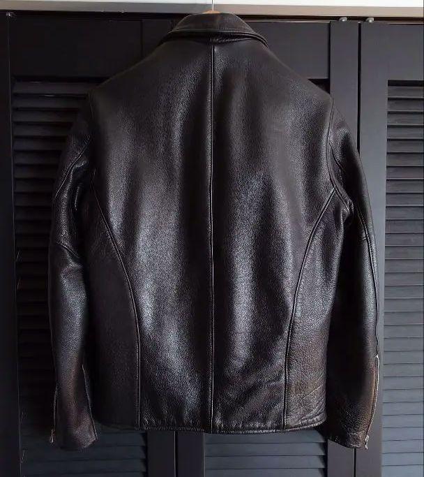 バンソン 別注ENFIELD シングルライダース レザージャケットvanson