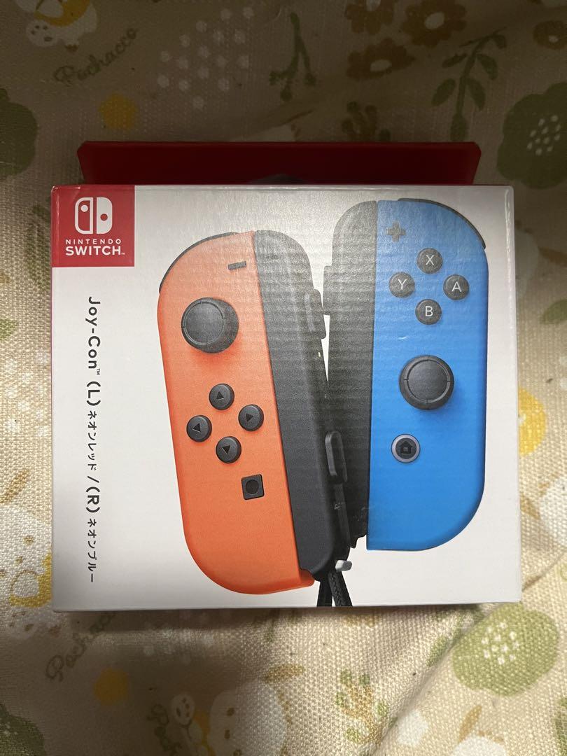 ジョイコン JOY-CON (L)/(R)ネオンレッド/ネオンブルー 【新品】