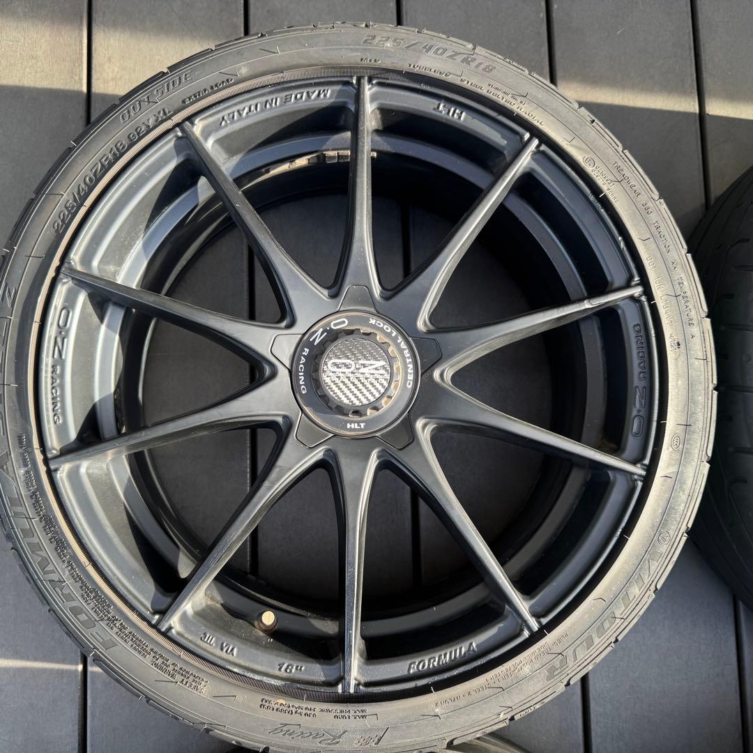 OZ RACING Formula マットブラックホイール ゴルフ MINIに！