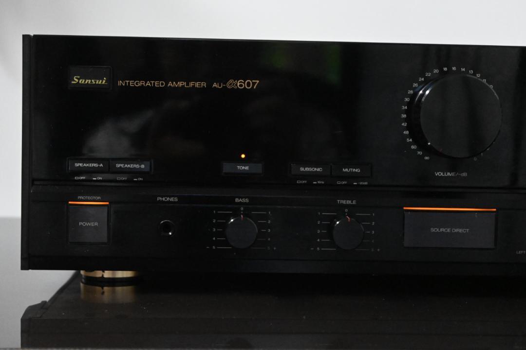 Ｓａｎｓｕｉ　ＡＵ－α６０７ｉ　【動作品　美品】 Sansui AU－α607 【動作品 美品】