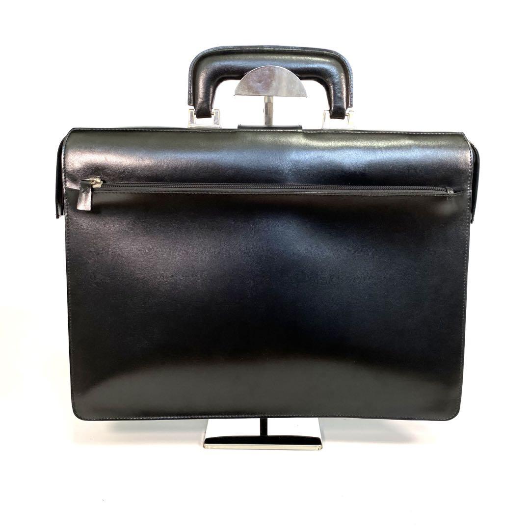 【美品】GIAN FERRENTE イタリアンレザー 牛革 ダレスバッグ
