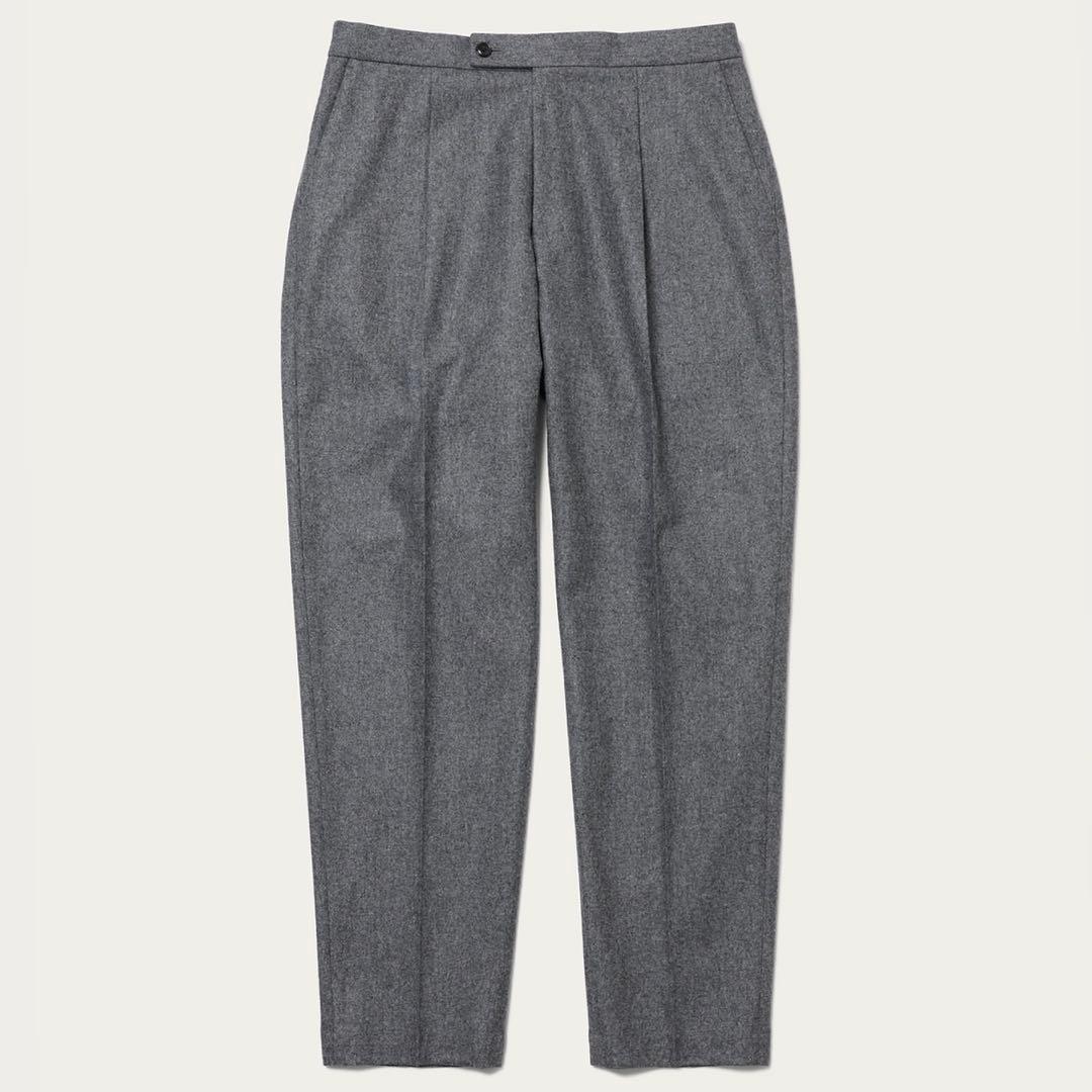 定価35 200円 SOVEREIGN ウール フランネル イージーパンツS Sovereign