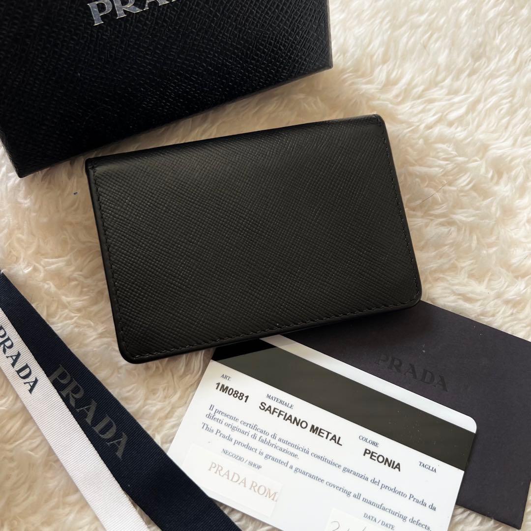 極上美品 PRADA プラダ 名刺入れ カードケース 財布 魅力的な価格 www