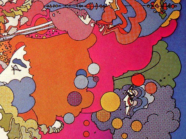 1970年代 ピーターマックス「PEACE CORPS」ビンテージ ポスター