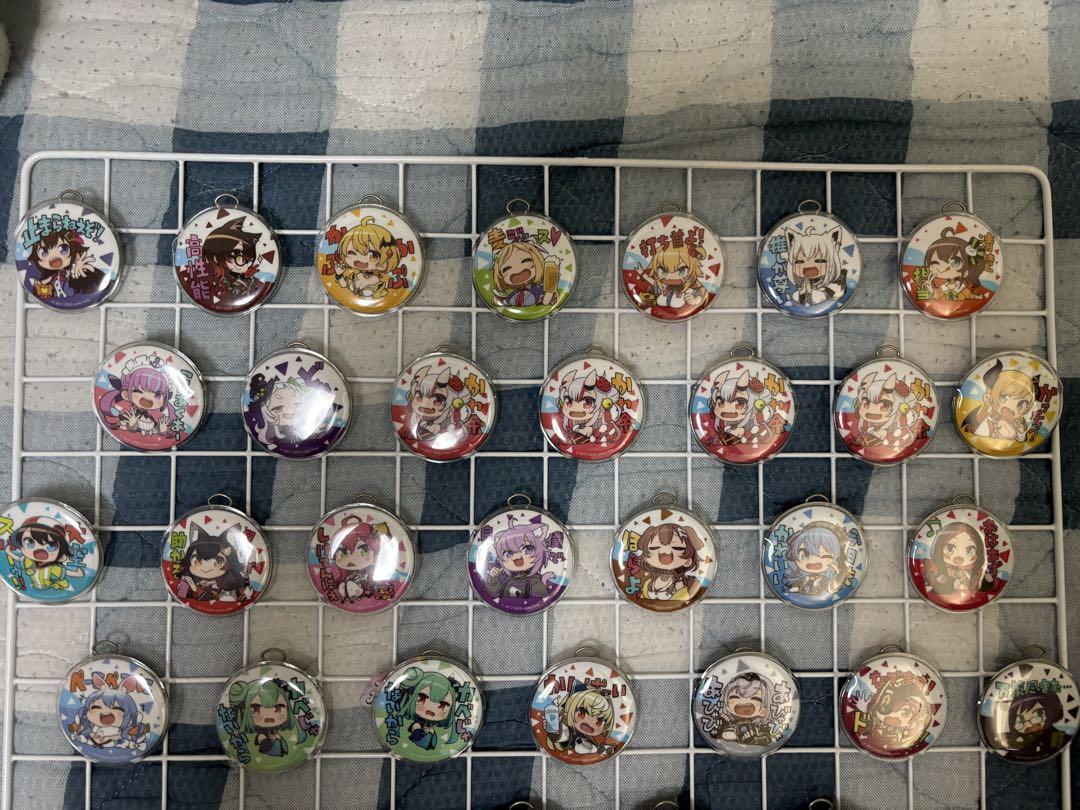 ホロライブ カプセル缶バッジ 24種 フルコンプセット＋ダブり