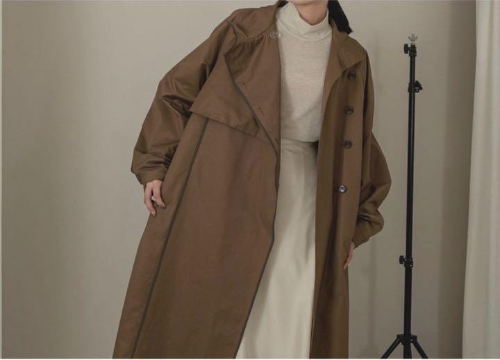 TUS. reversible vest trench coat