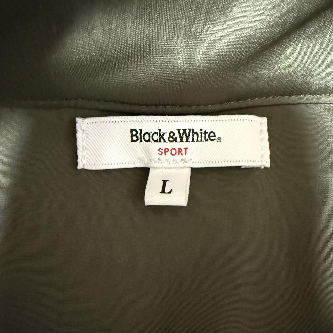 【新品未使用】Black&White スポーツジャケット L オリーブグリーン