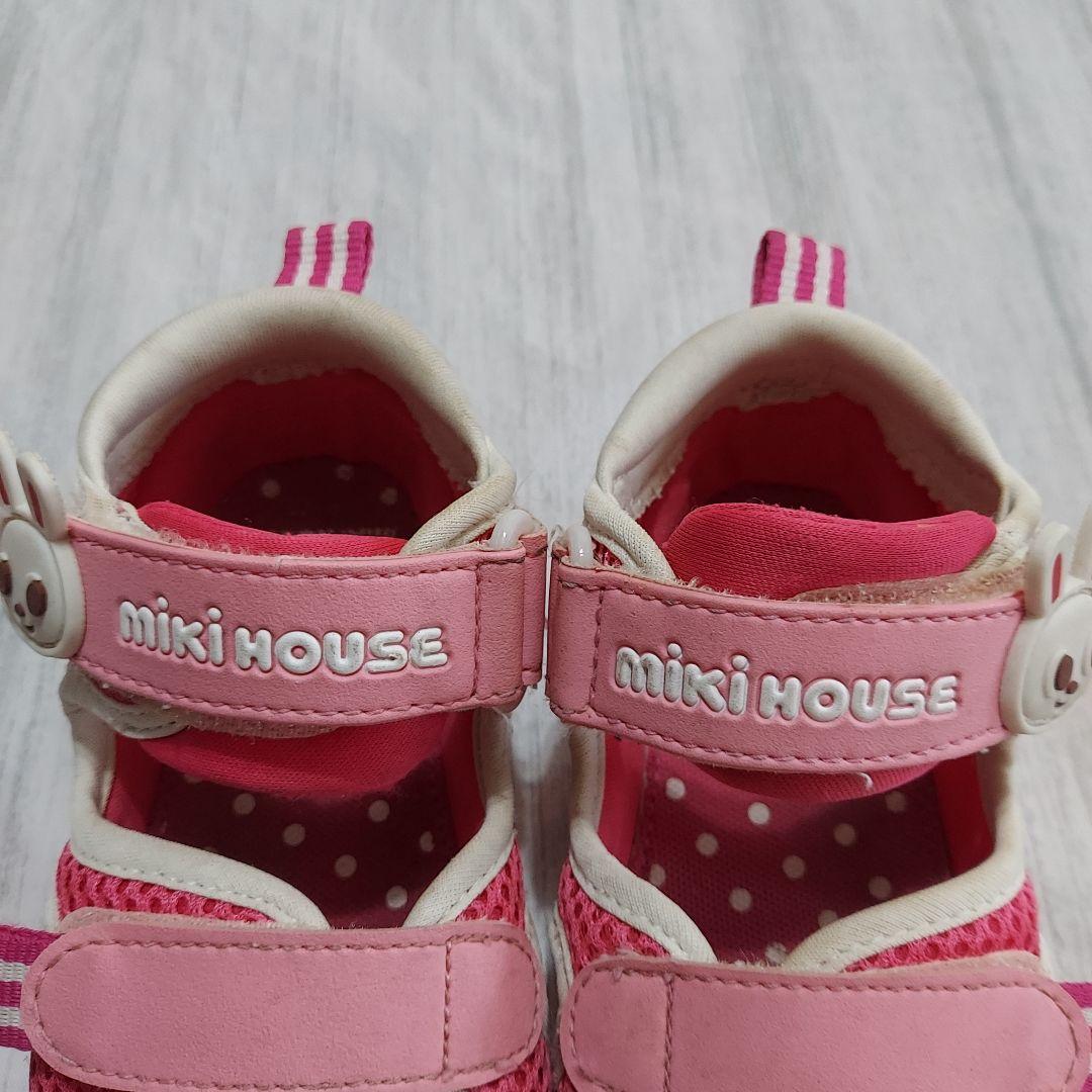 Miki House ミキハウス ピンク サンダル13.5cmうさぎ - メルカリ