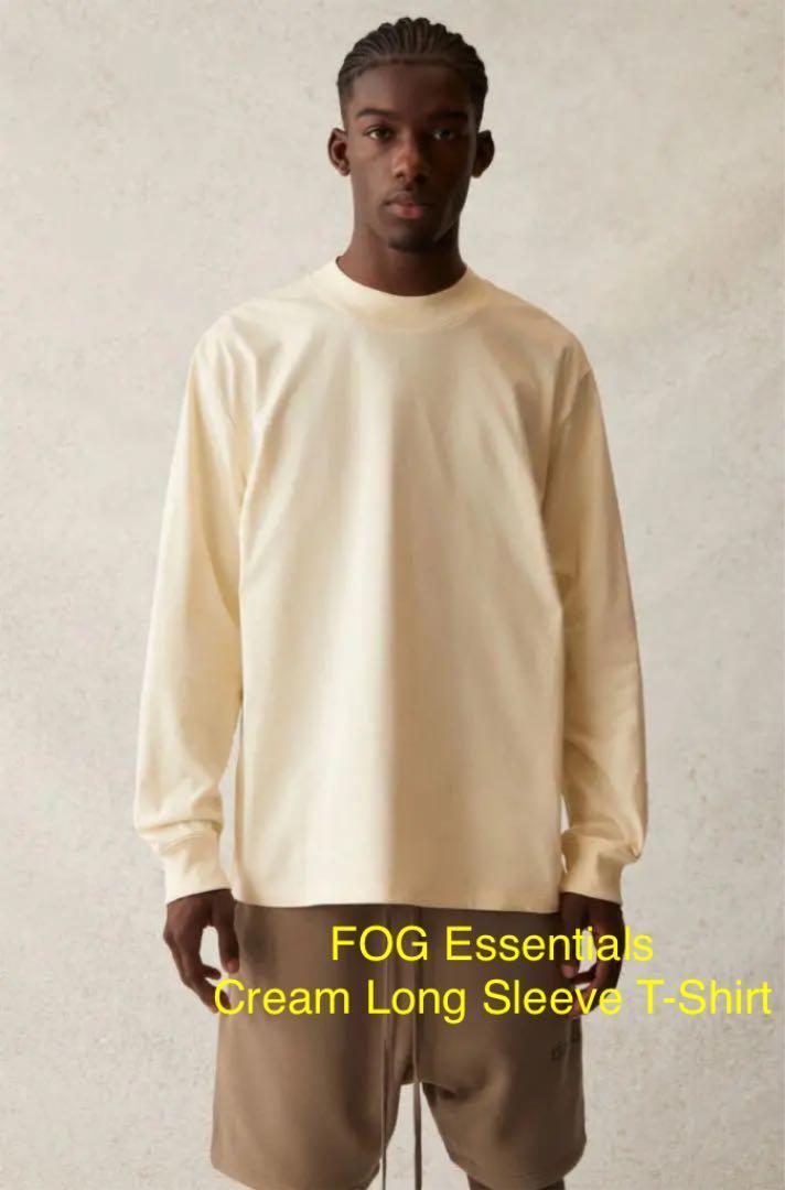 FOG クリーム XS elAjq-m48799779252 エッセンシャルズ ロンTシャツ HOT低価