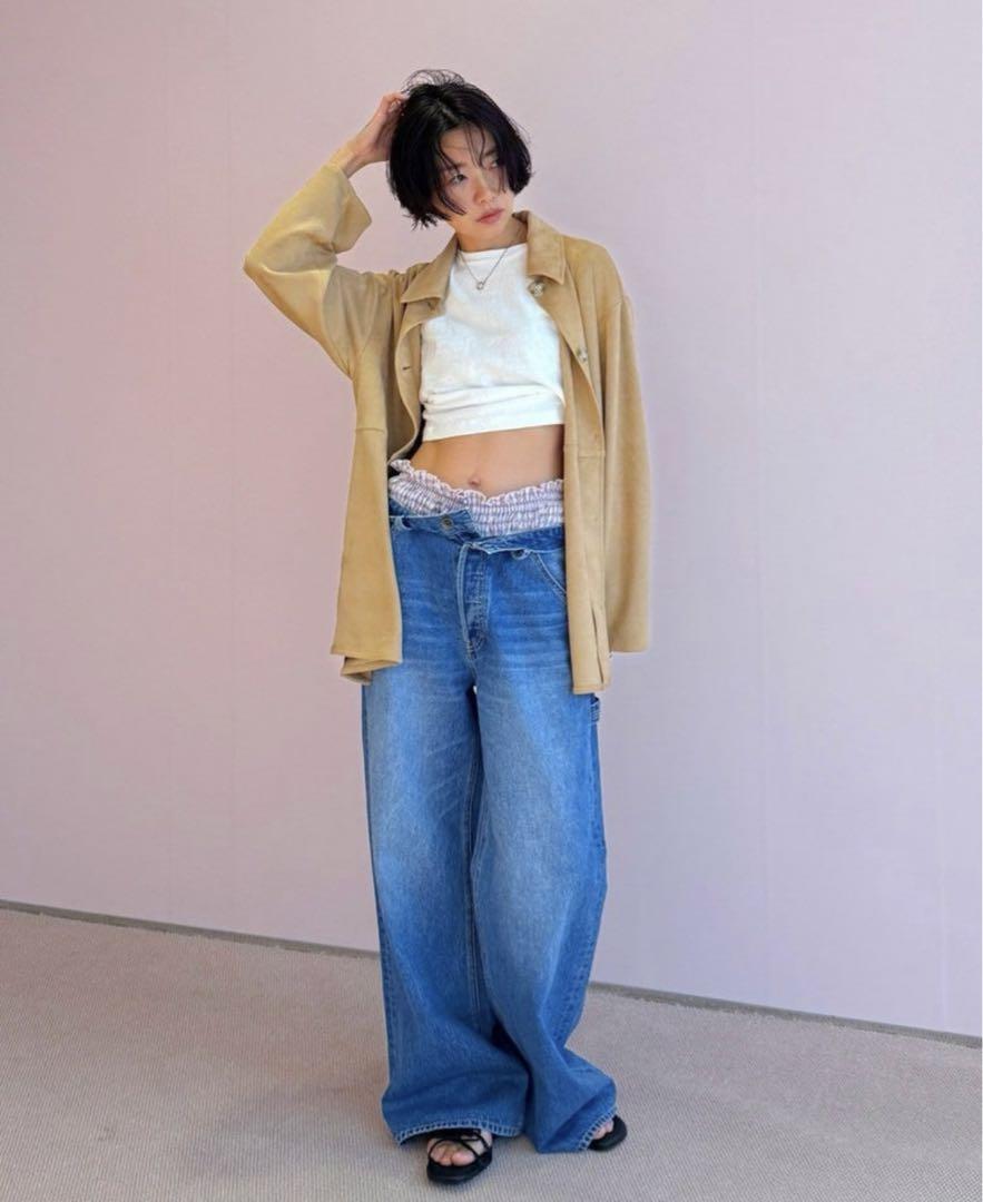 Searoomlynn Cotton Washチェックmini pants