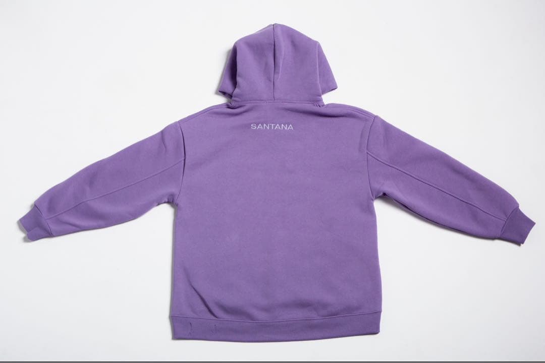 パープル フード付きスウェット SANTANA L パープル フード付きスウェット SANTANA L