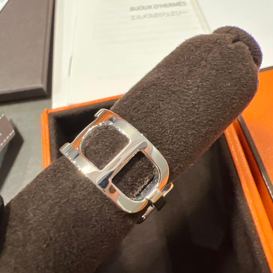 新品未使用 エルメス シルバー リング 《エヴァー・シェーヌ・ダンクル》 53 新品未使用 エルメス シルバー リング 《エヴァー・シェーヌ・ダンクル》 53