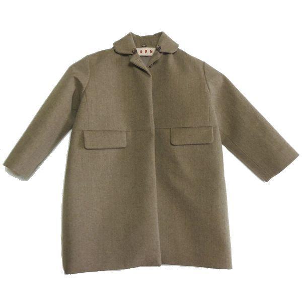 豊富な新作 新品 MARNI KID'S マルニ キッズ ボア付き ウールコート カーキ2歳 xMKrv-m48807798142 超激得爆買い