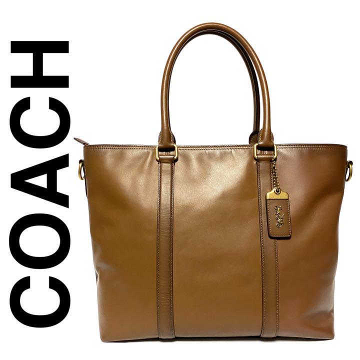 ★美品★COACH コーチ★メトロポリタントート ショルダーバッグ★茶　ブラウン