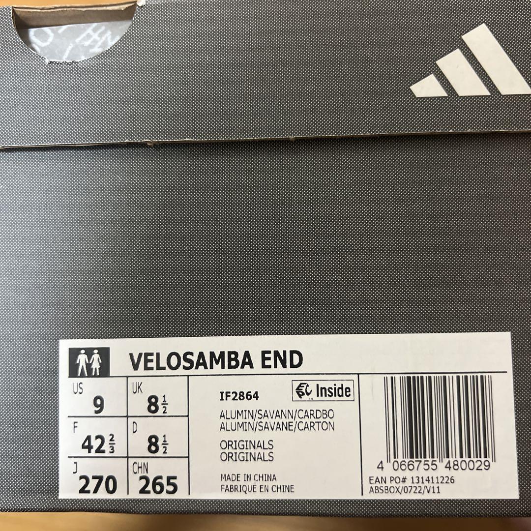 新品未使用 END adidas Velo samba Cycling