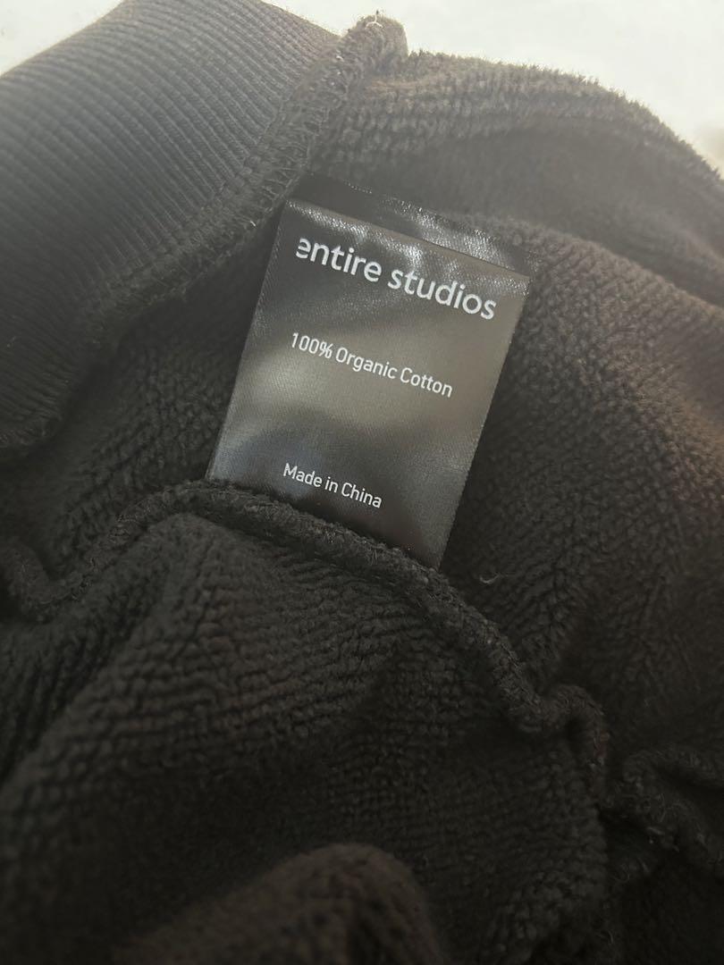トップス ENTIRE STUDIOS HEAVY HOOD  Washed Black