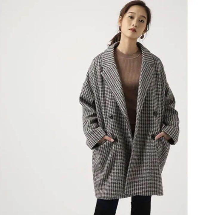 メルカリ Azul By Moussy チェックwテーラードオーバーコート ブラウン チェスターコート 4 700 中古や未使用のフリマ メルカリ Azul By Moussy チェックwテーラードオーバーコート ブラウン チェスターコート 4 700 中古や未使用のフリマ