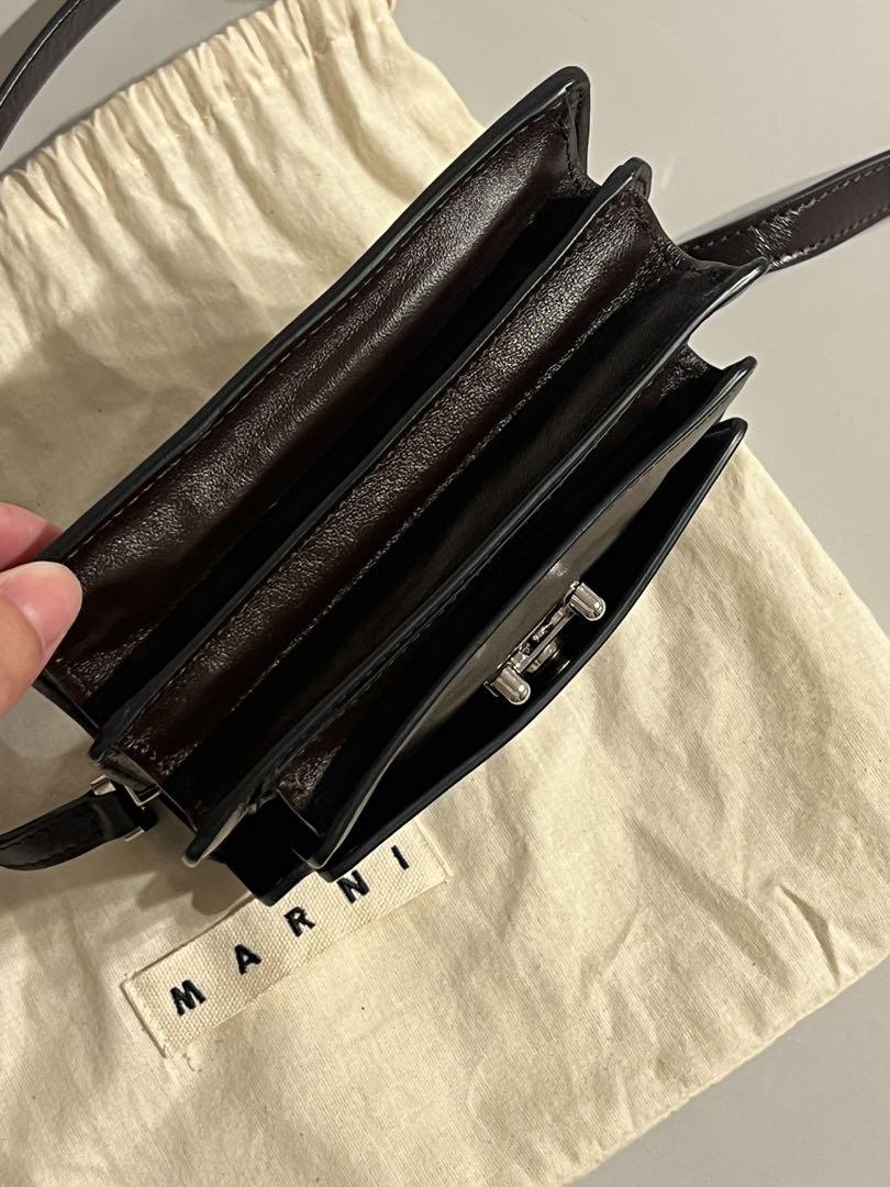 MARNI マルニ  TRUNK SOFT MINI BAG 茶色