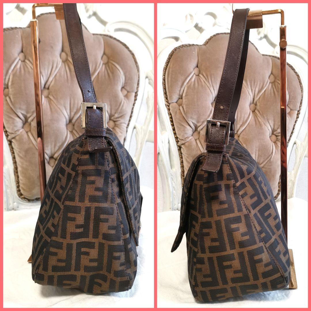 楽天市場】美品 フェンディ FENDI マンマバケット ズッカ柄