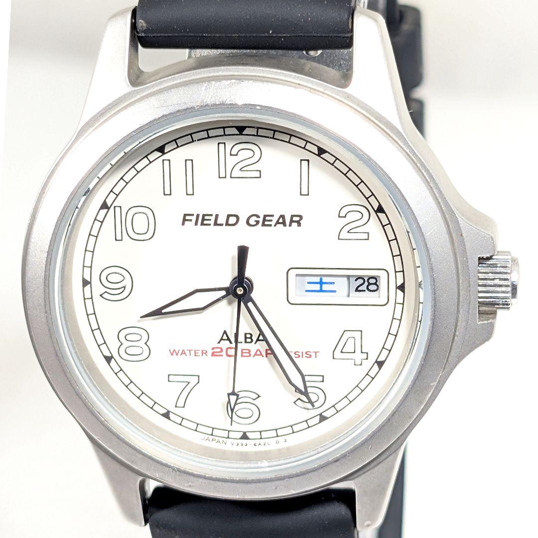 SEIKO ALBA FIELDGEAR メンズ電池ベルト交換済み可動品G-02