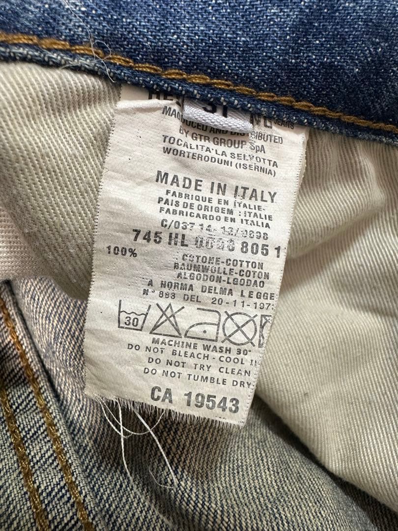 ダークブルー ペイントスプラッター デニム ダークブルー ペイントスプラッター デニム