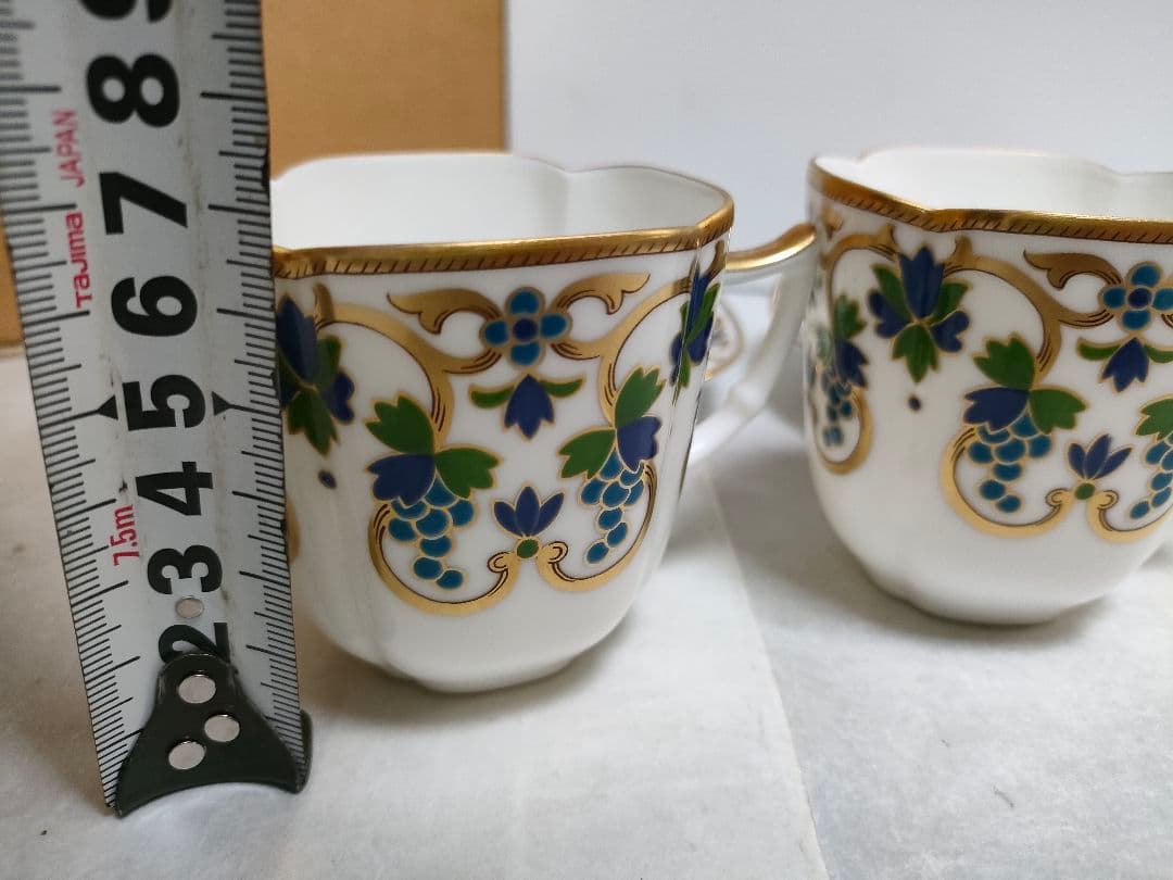 中山陶器　カップ＆ソーサー２客セット　未使用品